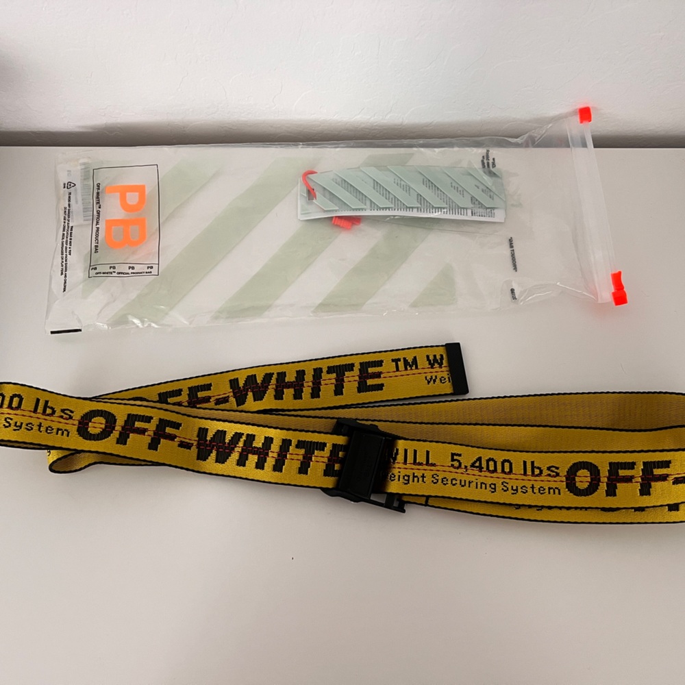 OFF-WHITE Logo Industrial Belt